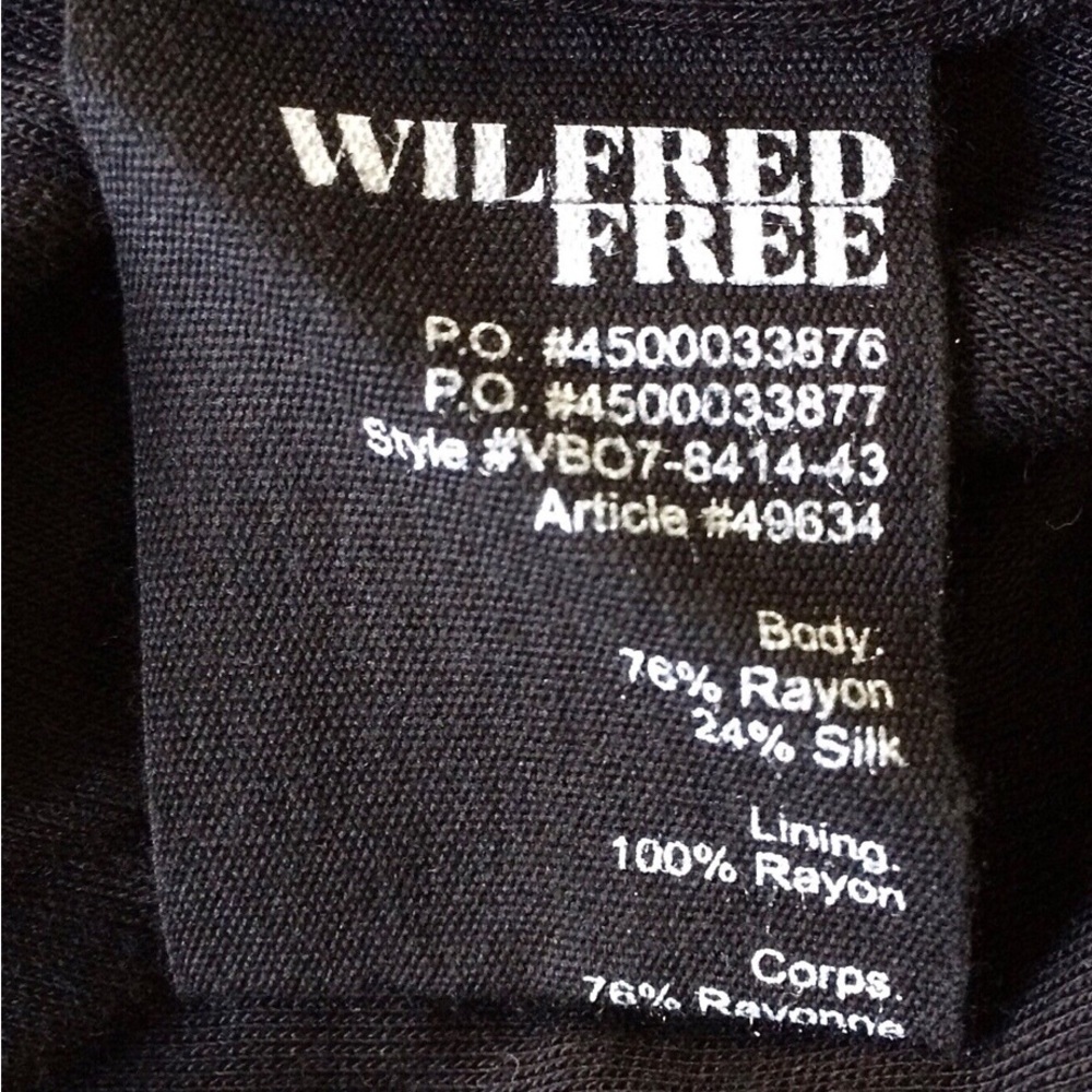 Aritzia Wilfred Free Devore Burnout Velvet Dress Dark Purple with Black Slip - Picture 5 of 7